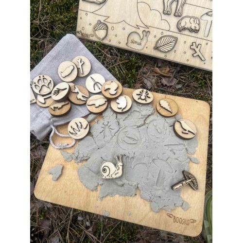 Drewniana układanka 